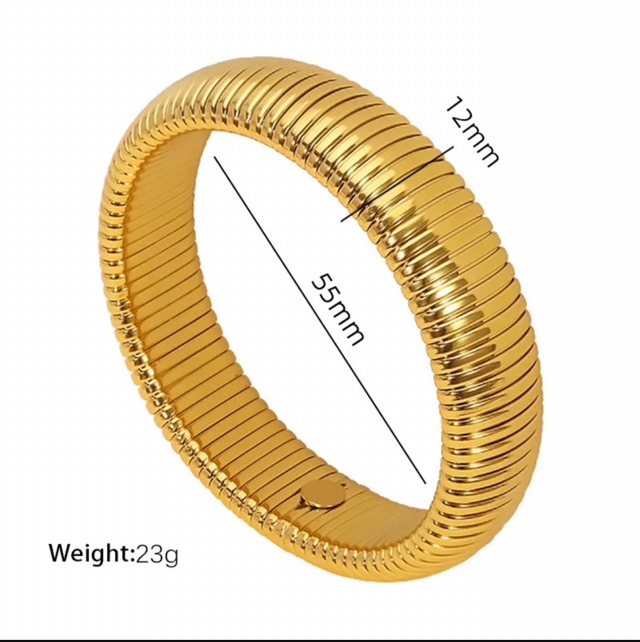 12mm snake bangle