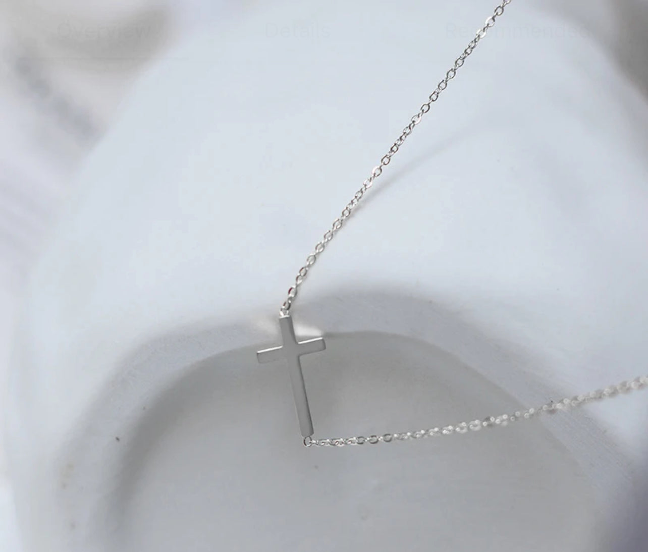 Simplicity holy cross necklace