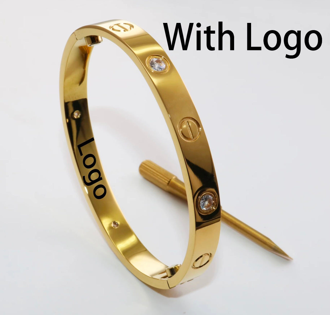 Infinity love bracelet with lock waterproof everyday wear
