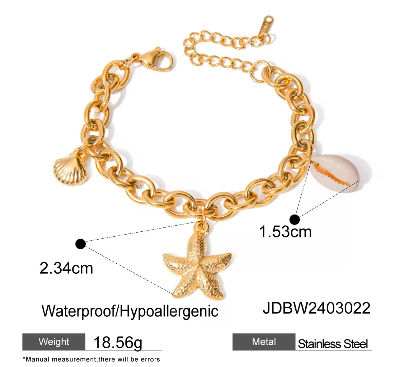 Mermaid wishes bracelet