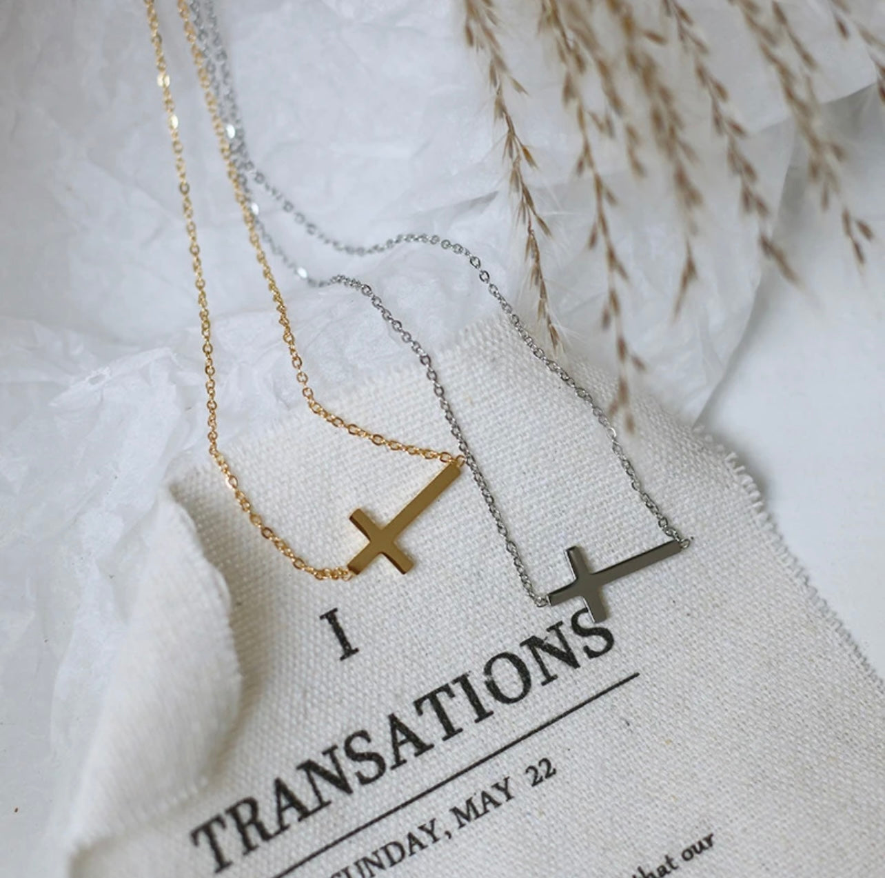 Simplicity holy cross necklace