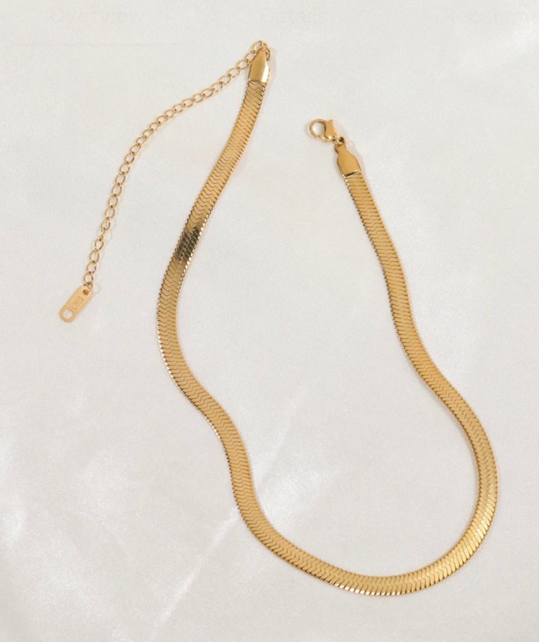 5mm herringbone necklace