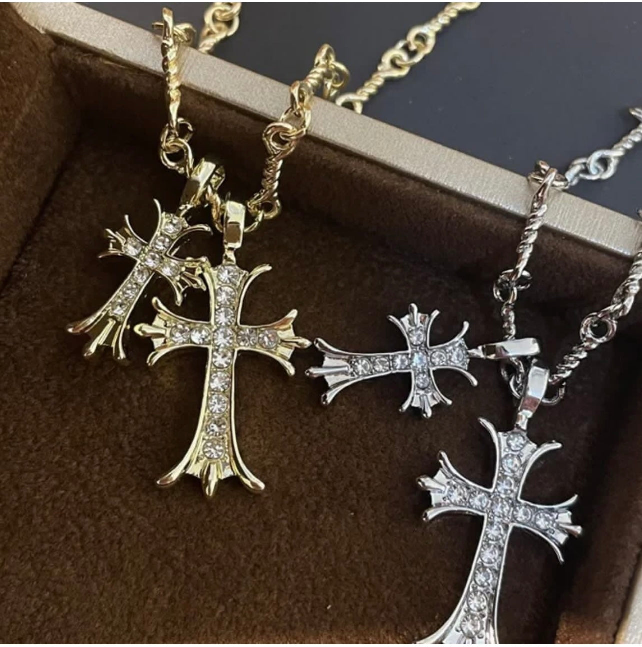 Doubled in faith necklace