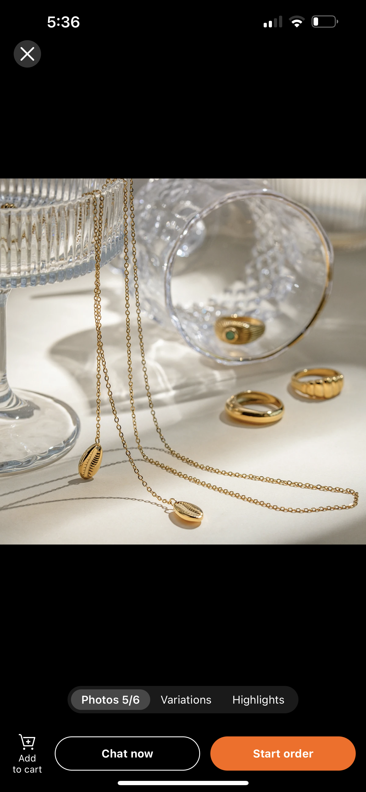 Shell long body chain wrap