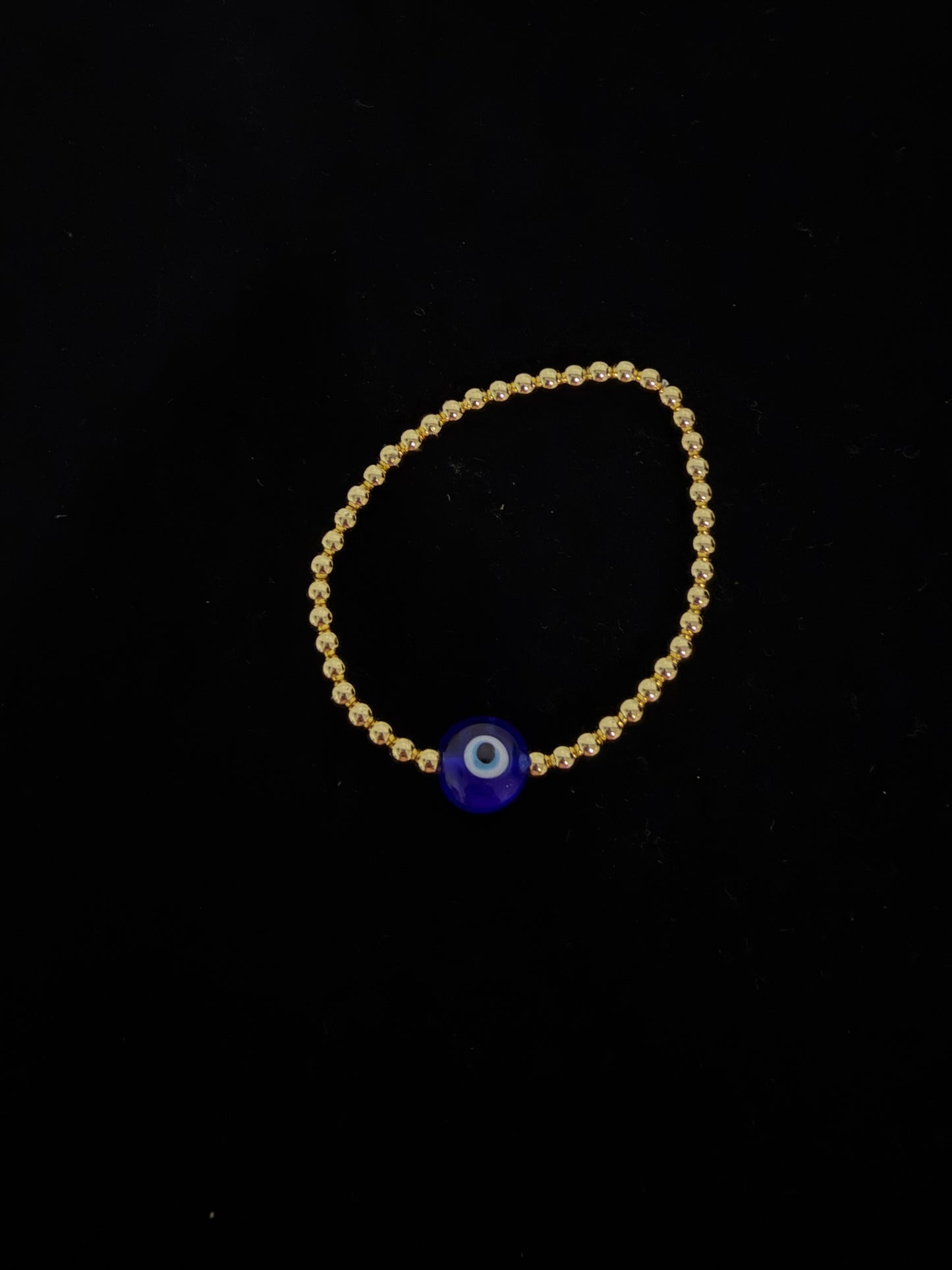 Meraki blue waterproof beaded bracelet