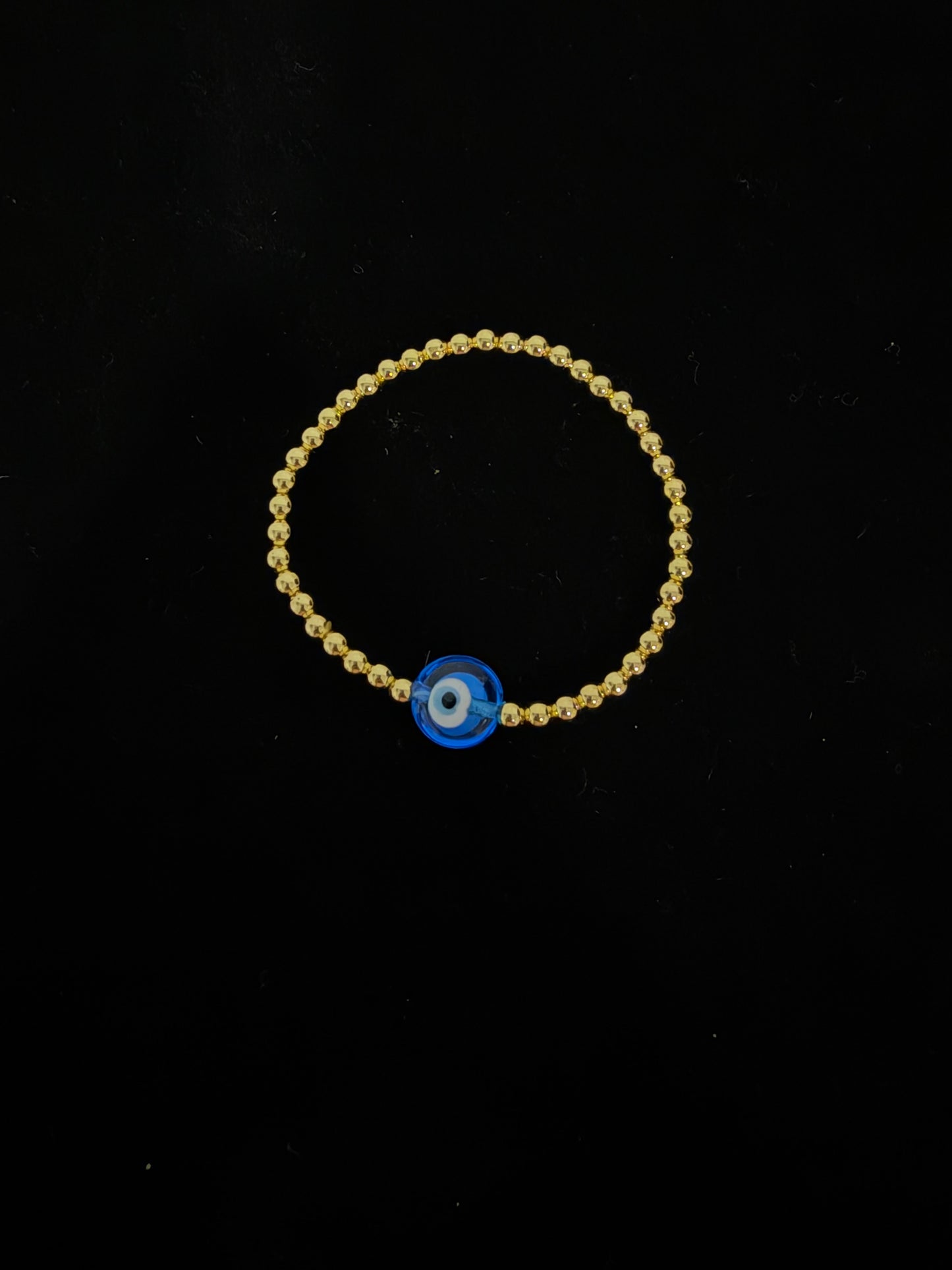 Santorini blue waterproof beaded bracelet