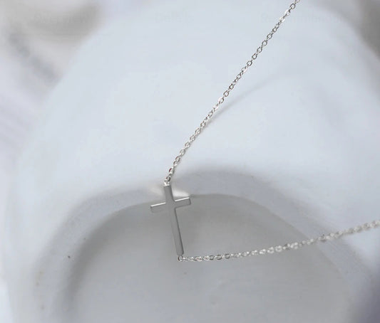 Simplicity holy cross necklace