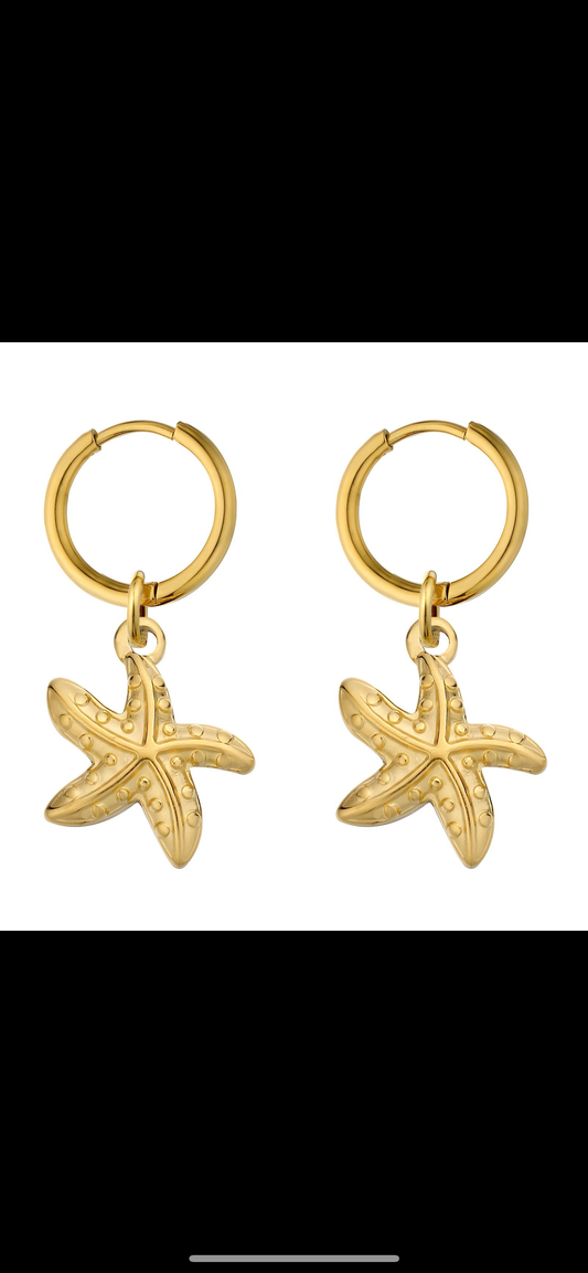 Starfish earrings