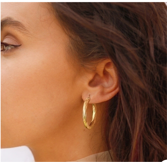 Waves Hoop earrings