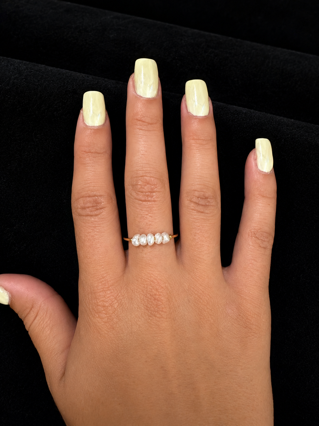 Pearl Halo Ring