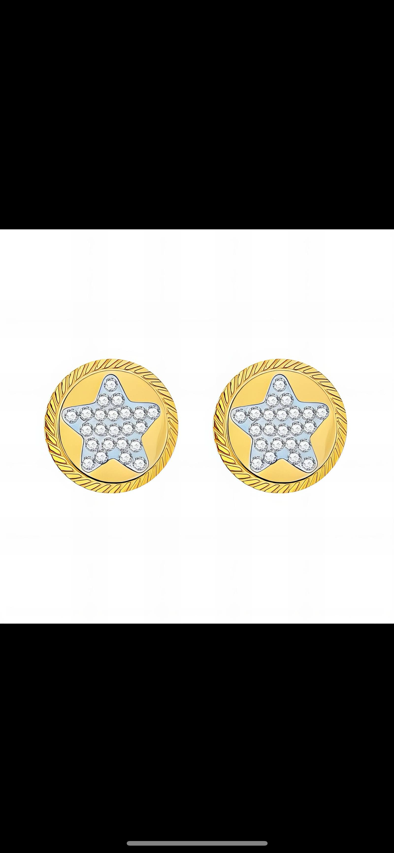 Perfect little star stud earrings