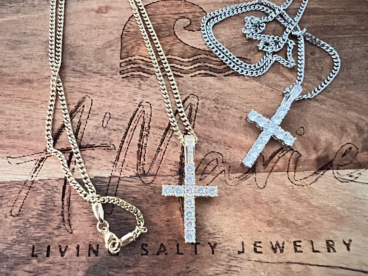 My faith is solid Cross necklace