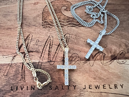 My faith is solid Cross necklace