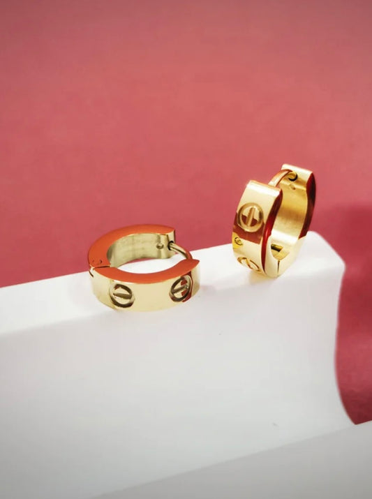 Small hoops trendy