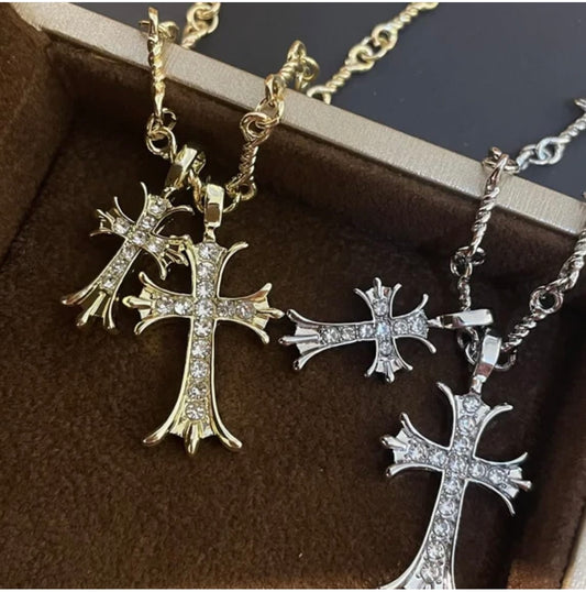 Doubled in faith necklace