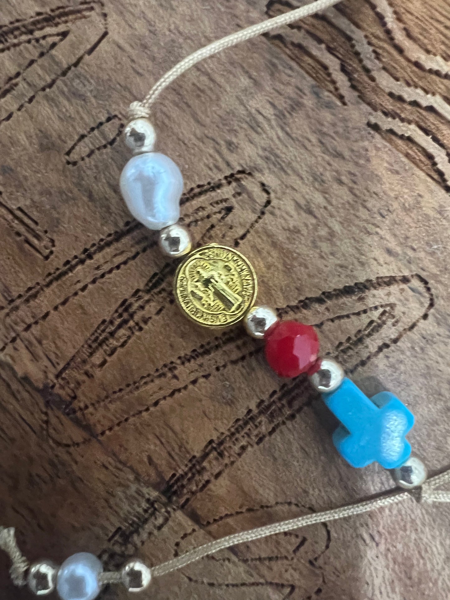 St Benedict protection string bracelet
