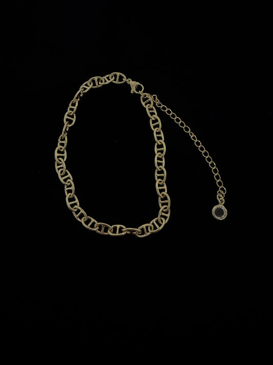 Coffee link stackable anklet