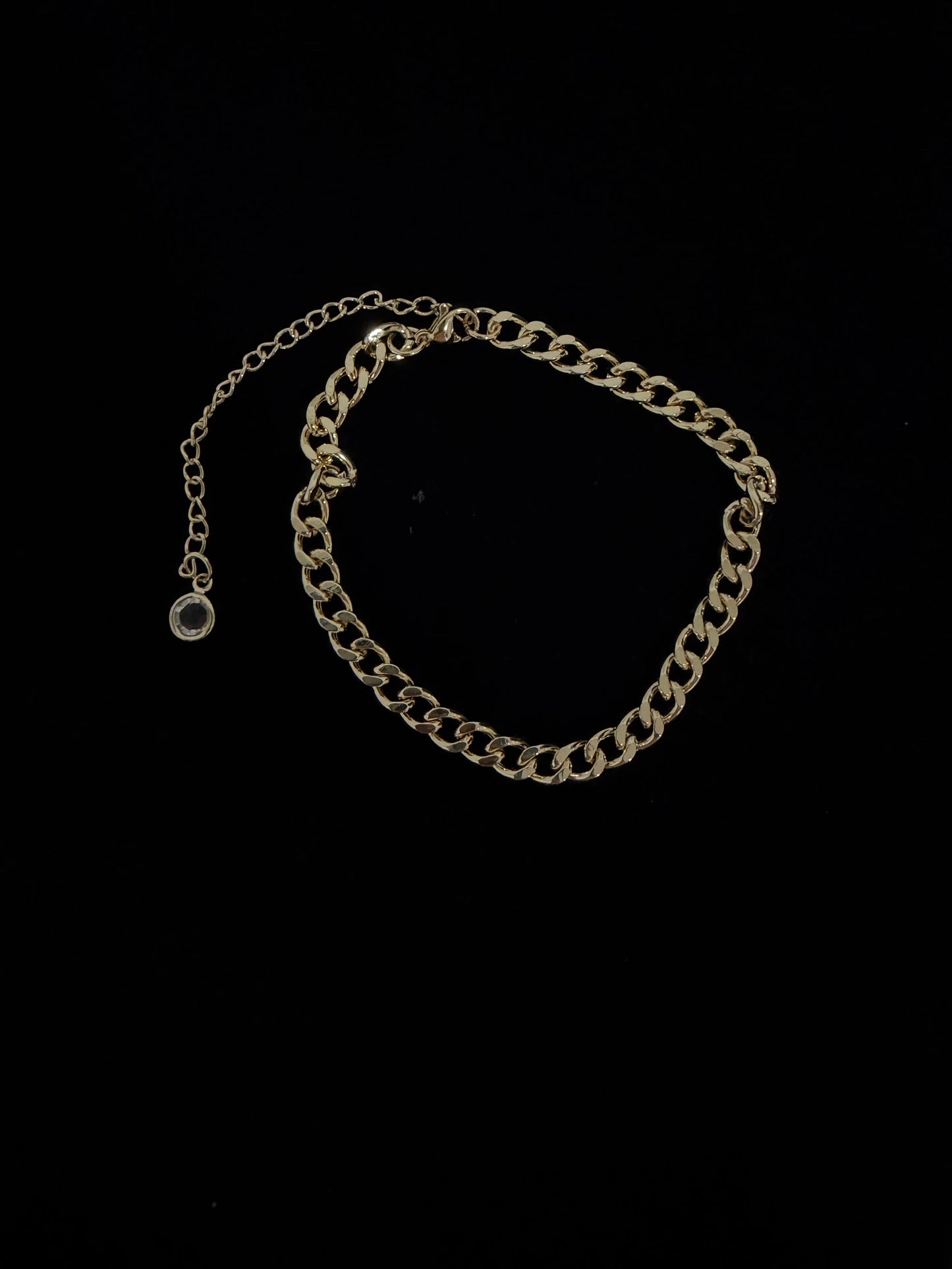 Not too dainty stackable anklet